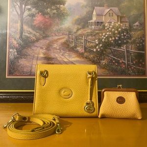 Dooney & Bourke Vintage Blow Out Sale ! RARE HARD TO FIND PALOMINO SET !!! SALE